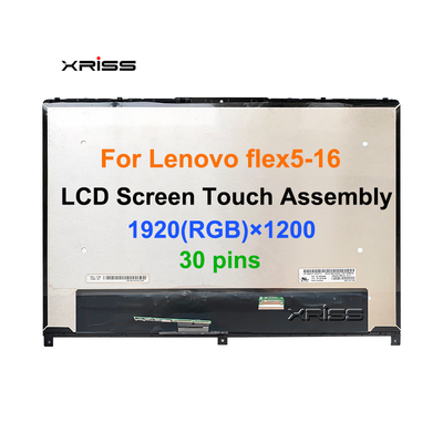16Màn hình cảm ứng.0 inch cho Lenovo IdeaPad Flex 5-16 Series Flex 5 16ALC7 16IAU7 Display Assembly FHD 1920x1080