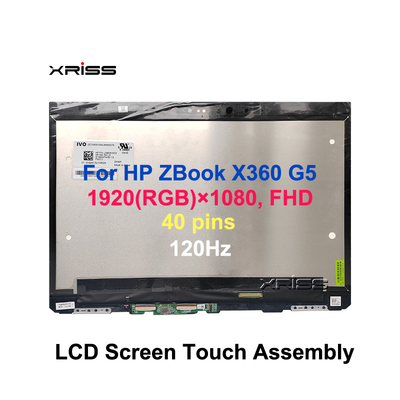 15.6 LCD LED Touch Screen Assembly cho HP ZBook Studio x360 G5 FHD 40 pin